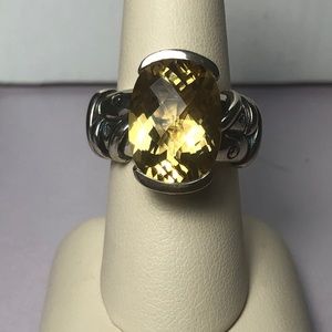 Sterling Silver Citrine Ring